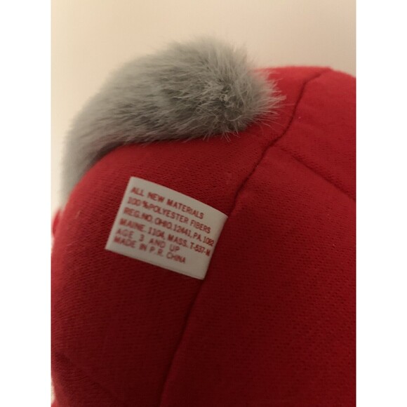 JC Penny Santa Claus Mouse Plush Christmas Stuffed Animal Hat 10” Vintage READ - Picture 14 of 15